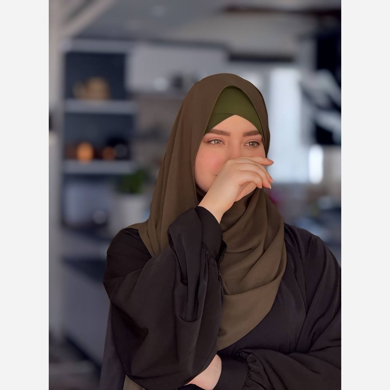 هدشال دوپیله ساده کرپ حریر در رنگ بندی
