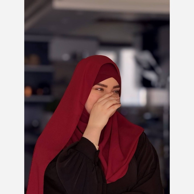 هدشال دوپیله ساده کرپ حریر در رنگ بندی