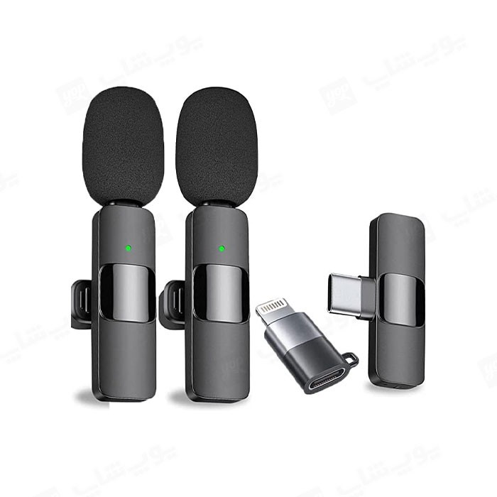 میکروفون یقه ای K9 تایپ سی و لایتنینگ