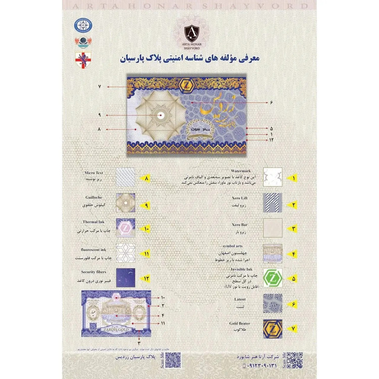 سکه پارسیان زردیس 200 سوتی ضد جعل