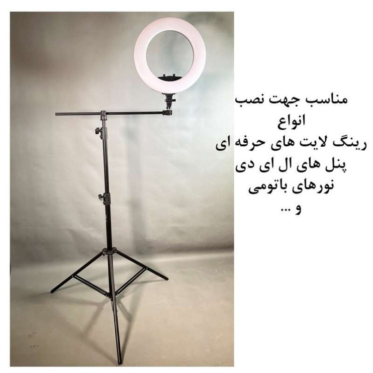 سه پایه نگهدارنده موبایل و دوربین مدل تی k60 به همراه هولدر موبایل