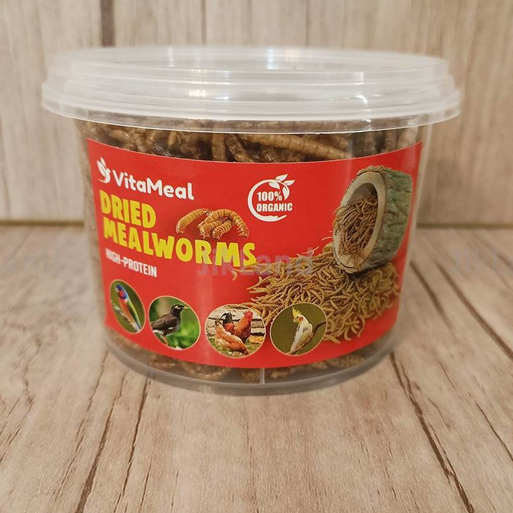 کرم میلورم -میل ورم -MealWorm مکمل تقویتی پرندگان و ماهی ها