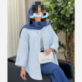 شومیز زنانه راه راه آستین پاکتی در 4 سایز دارای رنگبندی