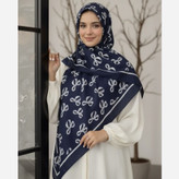 روسری زنانه طرح پاپیون قواره 140