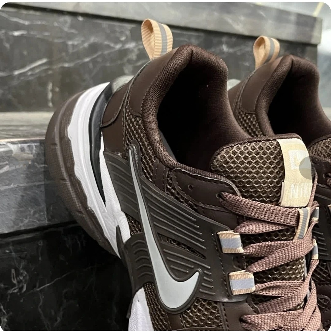 کتونی نایک وی تو کی قهوه ای مردانه زنانه ست Nike V2K