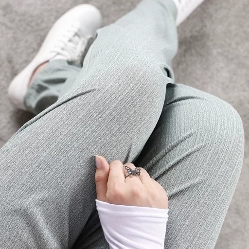 شلوار زنانه راحتی جنس کریشه فری سایز