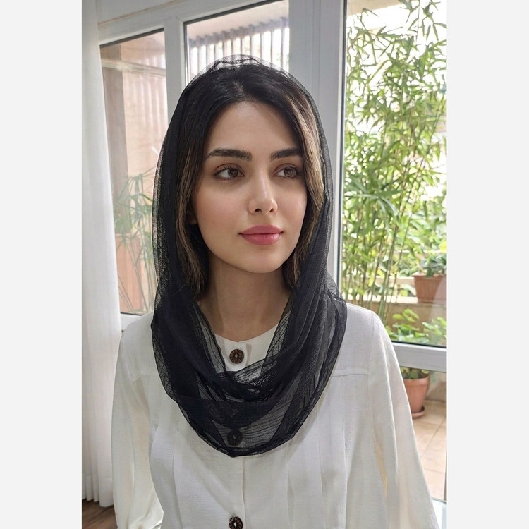شال رینگی یا رینگ اسکارف تور ساده و راه راه در سه رنگ