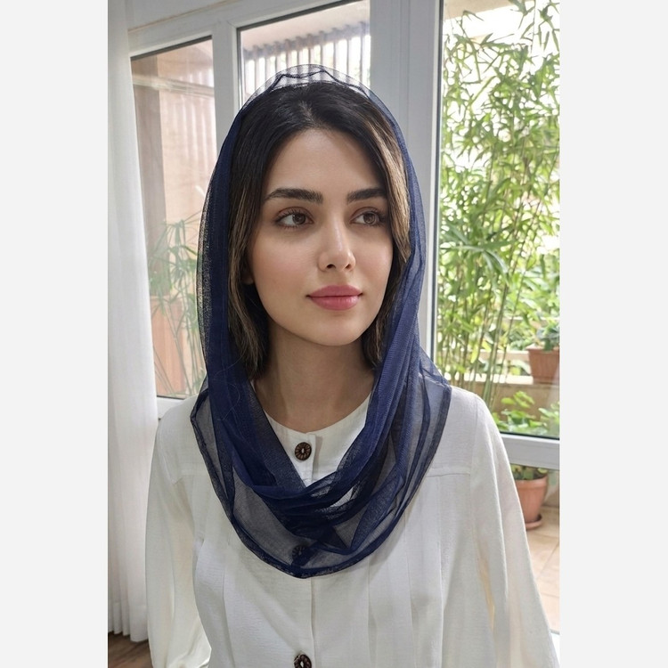 شال رینگی یا رینگ اسکارف تور ساده و راه راه در سه رنگ