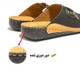 دمپایی مردانه صندل مردانه دور دوز با کیفیت