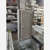 آینه باکس پر کار بسیار زیبا آینه همراه باکس ست حمام سرویس بهداشتی باکس دارای طبقه و جای دستمال رول ورق درجه یک ضد آب