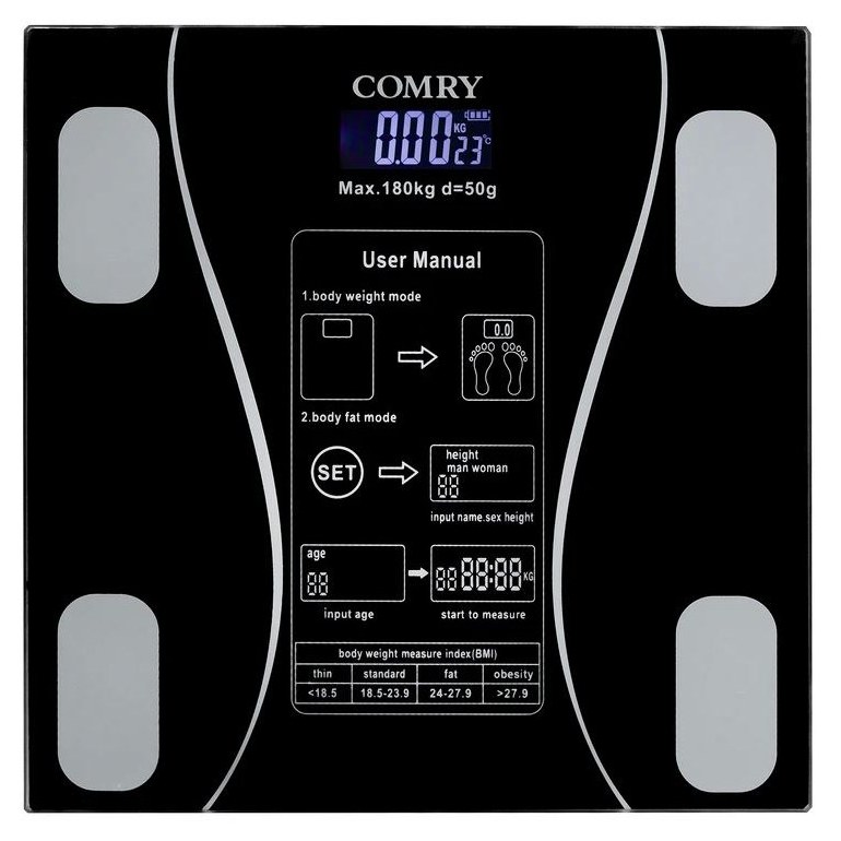 ترازو دیجیتال کمری COMRY هوشمند