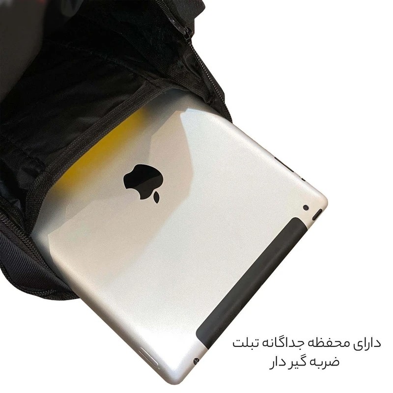 کیف دوشی مردانه cat مدل C35 جنس برزنت ضد آب مناسب تبلت