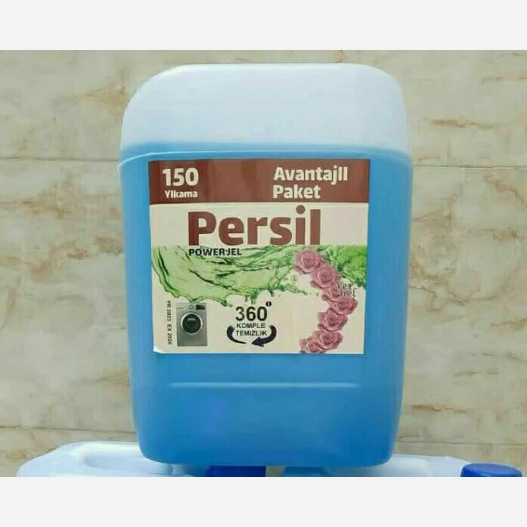مایع لباسشویی ماشین لباسشویی پرسیل گالن 10 لیتری (پسکرایه و هزینه ارسال با خریدار و ارسال با باربری)