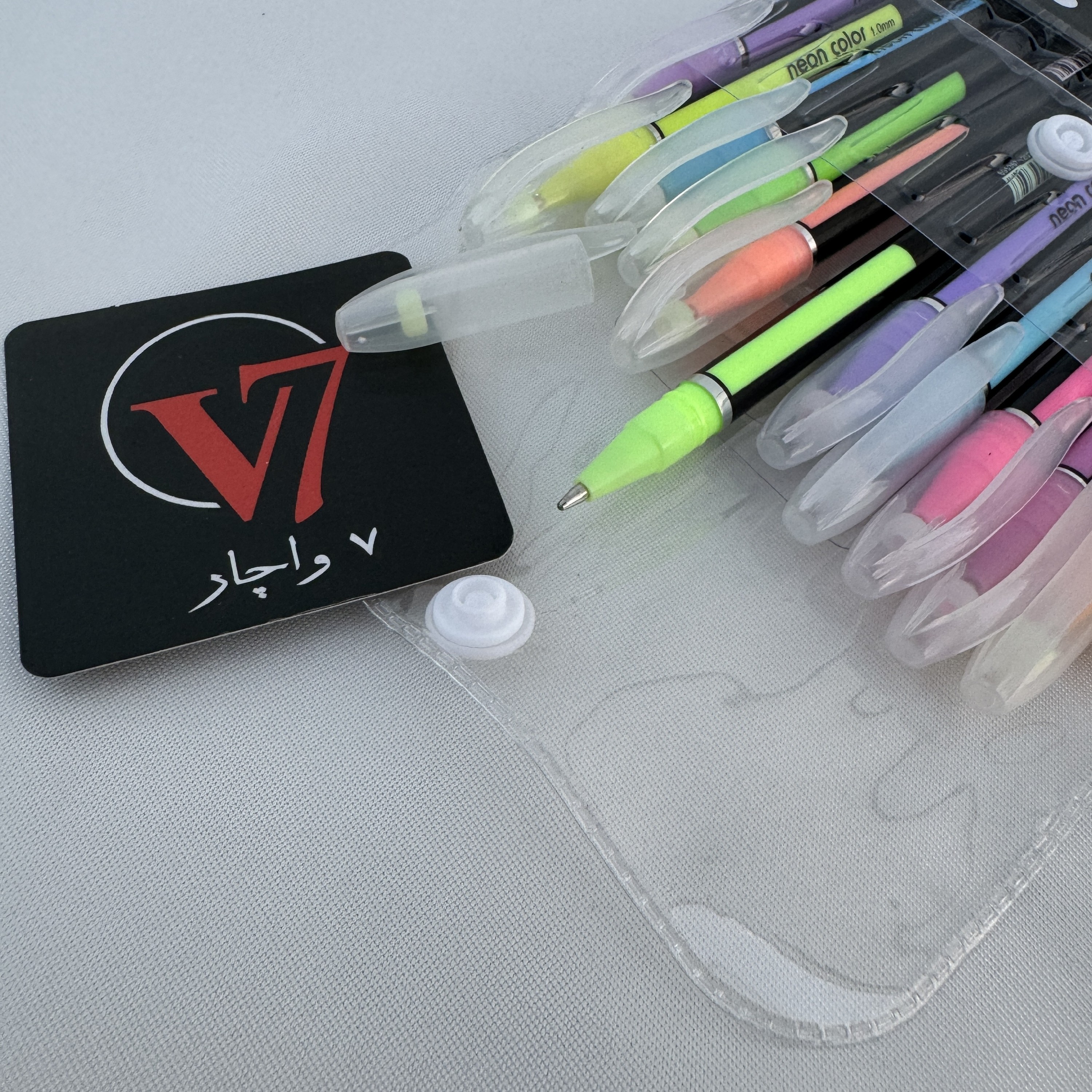 خودکار نئونی neon color برند zuixua پاستلی و گلیتر اکلیلی و شاین با نوک mm 1 در بسته های 12 و 36 و 48 عددی