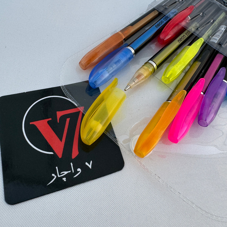 خودکار نئونی neon color برند zuixua پاستلی و گلیتر اکلیلی و شاین با نوک mm 1 در بسته های 12 و 36 و 48 عددی