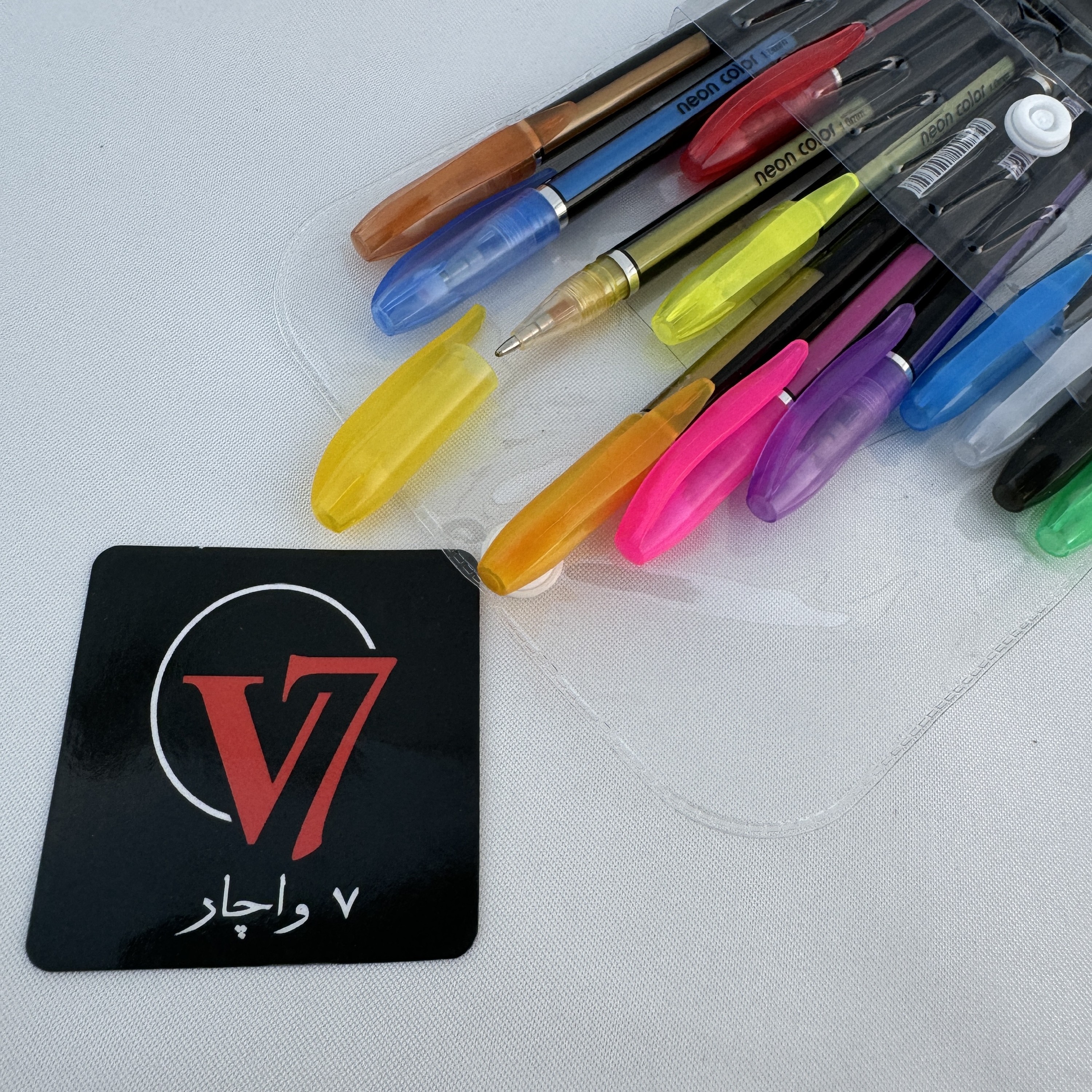 خودکار نئونی neon color برند zuixua پاستلی و گلیتر اکلیلی و شاین با نوک mm 1 در بسته های 12 و 36 و 48 عددی