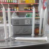 شمع تابان. مدل لاله پایه دار.شمع محرمی.پارافین اعلا.سوختن بالای 25دفیقه.6عددی