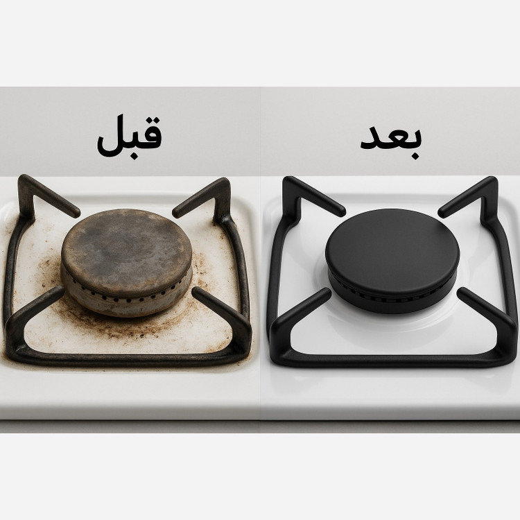 رنگ نسوز مشکی درجه یک مقاوم در برابر شعله مستقیم و محلول جرمگیر وزن 200 گرم ارسال رایگان