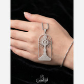 گردنبند استیل طرح گنبد امام علی ع با امکان انتخاب زنجیر