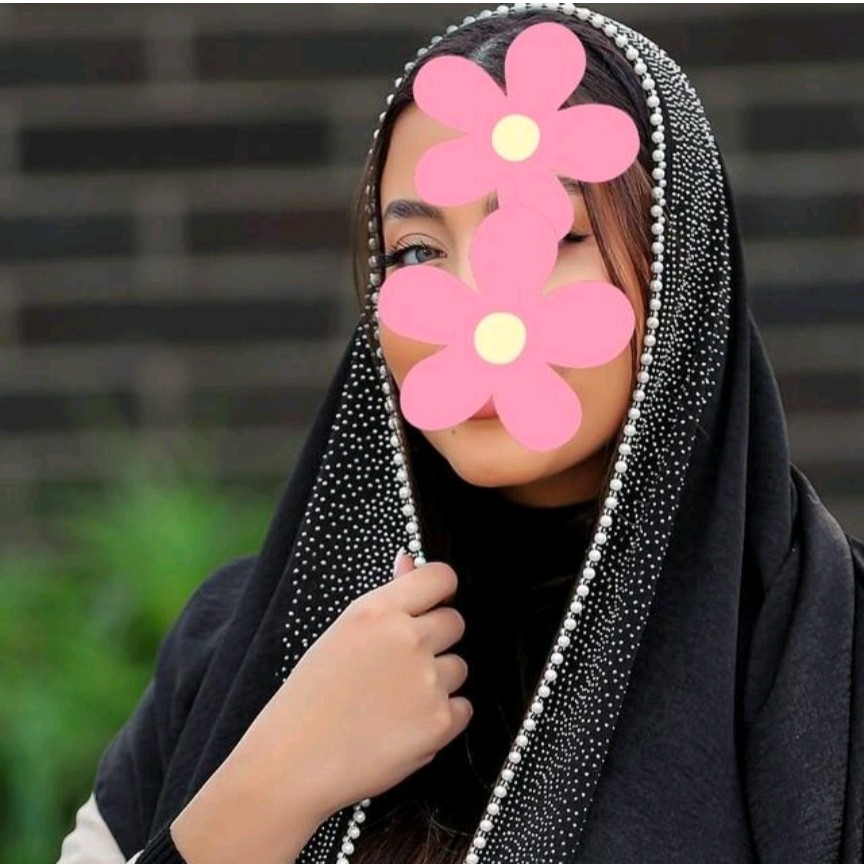 شال مشکی مجلسی کوپرا دور نگین مروارید (ارسال رایگان و هدیه)