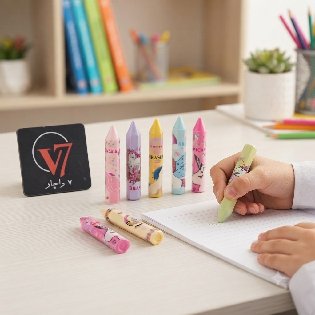 پاکن مداد شمعی پاک کن مدادی پاکن طرح مدادشمعی اقتصادی و تمیز و شیک یک عددی