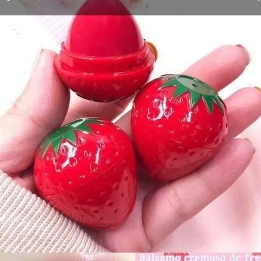 بالم لب توت فرنگی حرارتی بافت بسیار سبک