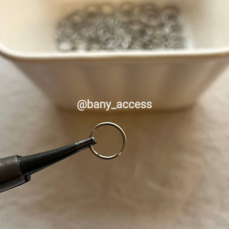 متریال حلقه اتصال در سه سایز به صورت بسته ای(خرازی)