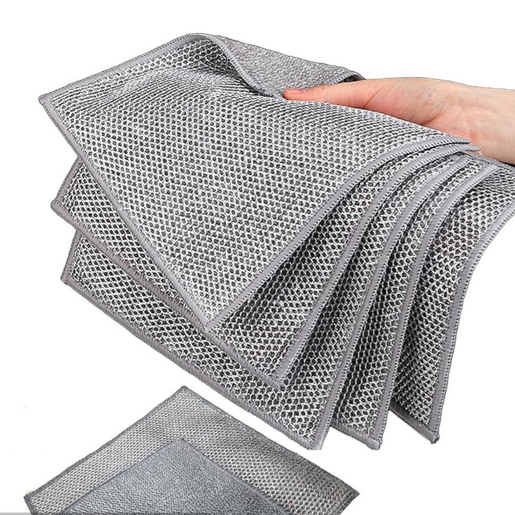 دستمال اسکاجی دولایه بسته 5 عددی