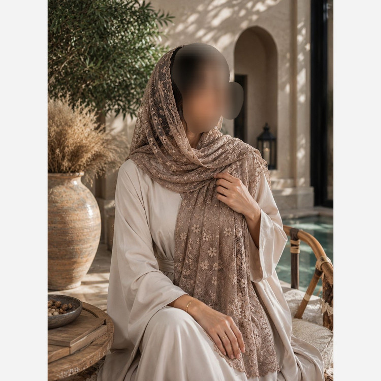 شال گیپور طرح دار (شامل هدیه)