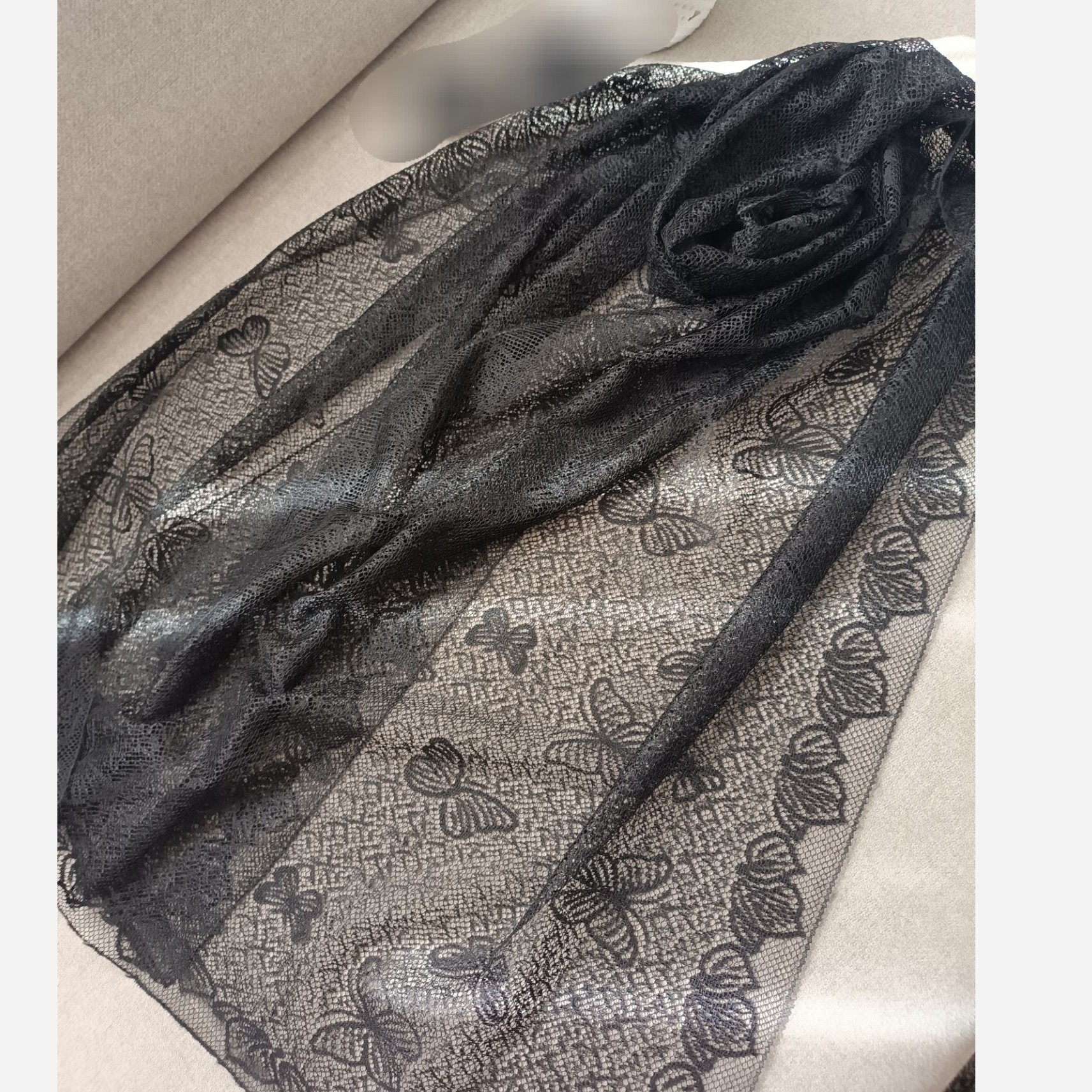 شال گیپور طرح دار (شامل هدیه)