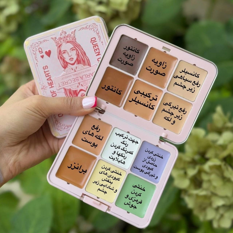 پالت کانتور و گریم چرب CARLA SECRET ( کالر کورکتور )