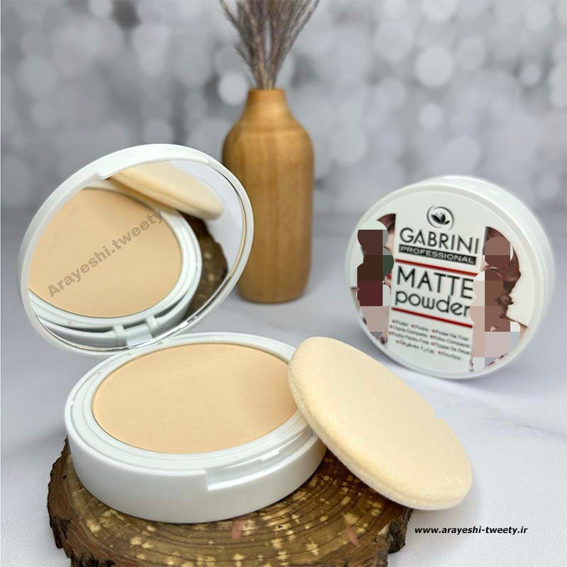 پنکک مات و مخملی گابرینی مدل Matte Powder
