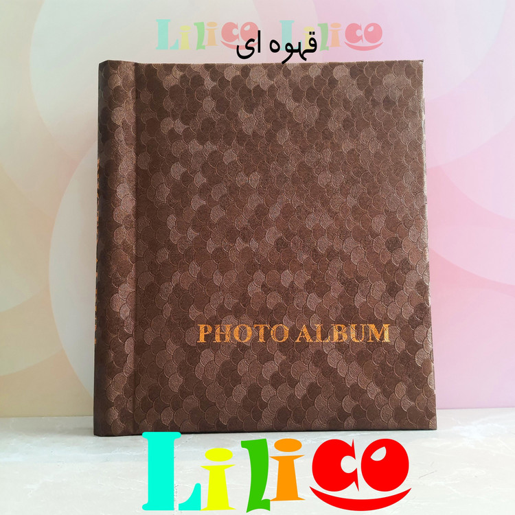 آلبوم عکس چسبی رویال بزرگ با طرح پولکی 28در30 (20برگ و 30برگ)(40صفحه و 60صفحه)