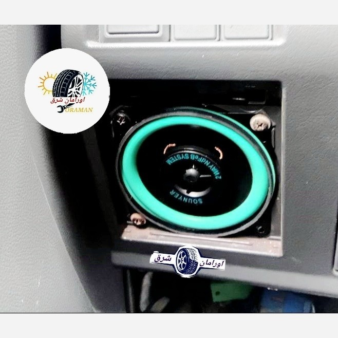 باند ماشین بلندگو خودرو 4 اینچ تیوتر دار 100W وات سانیرSOUNYER جلو پراید تیبا ساینا کوییک تیبا درب سمند (بسته 2عددی)