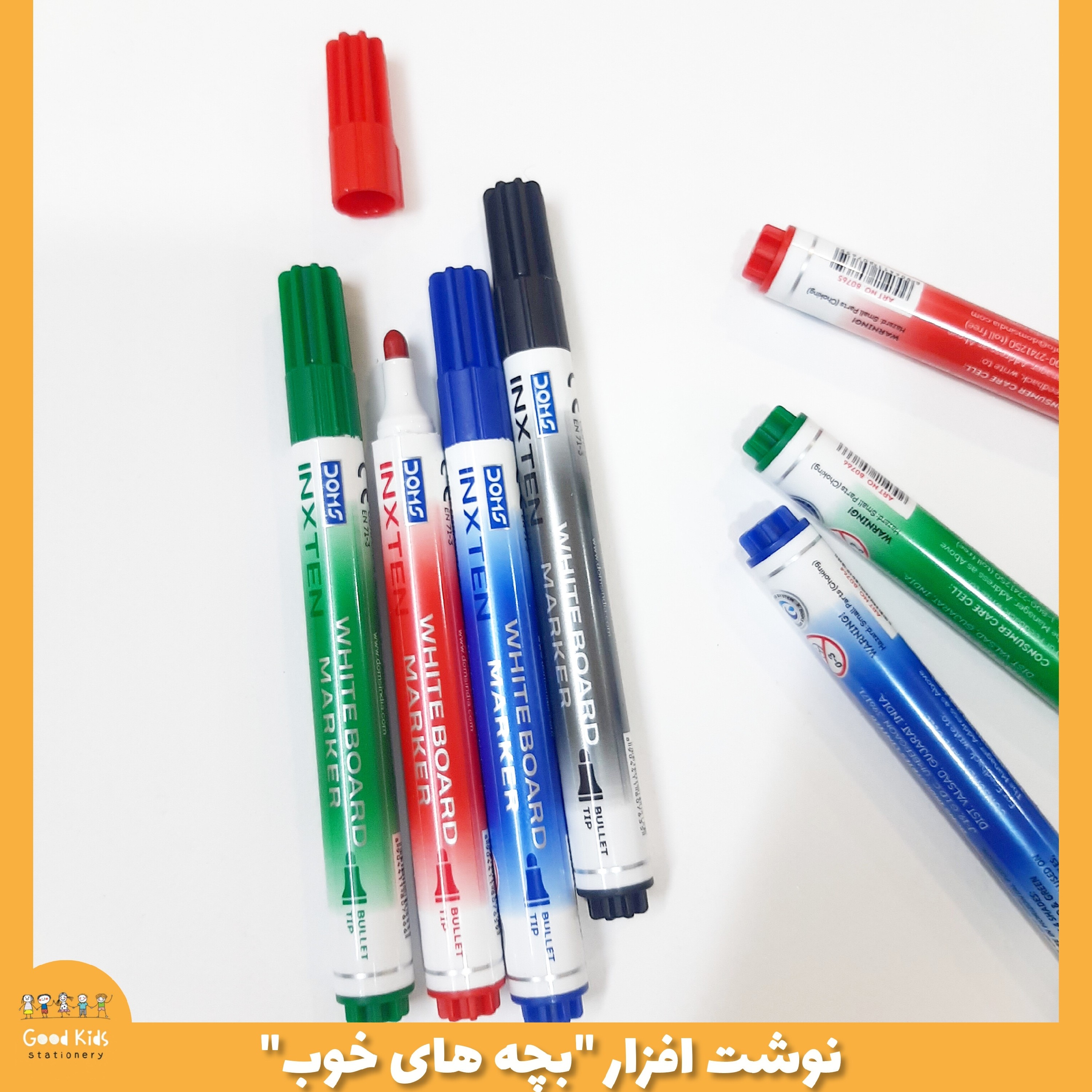 ماژیک وایت برد نوک گرد دامس DOMS