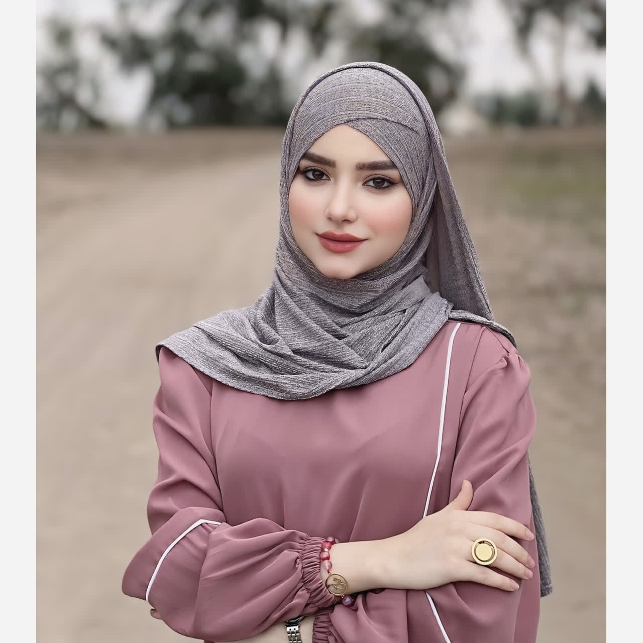 هدشال کشی کریشه دوپیله در رنگ بندی