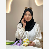 شال کشی کویتی (نخ پنبه) مشکی