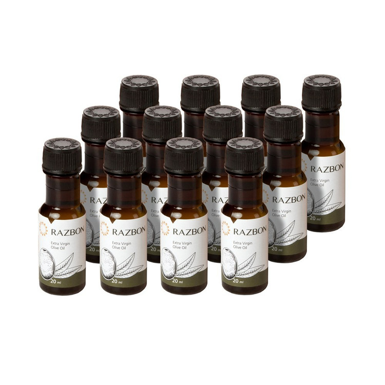 روغن زیتون فرابکر پریمیوم رزبن حجم 20 میلی لیتر بسته 12 عددی