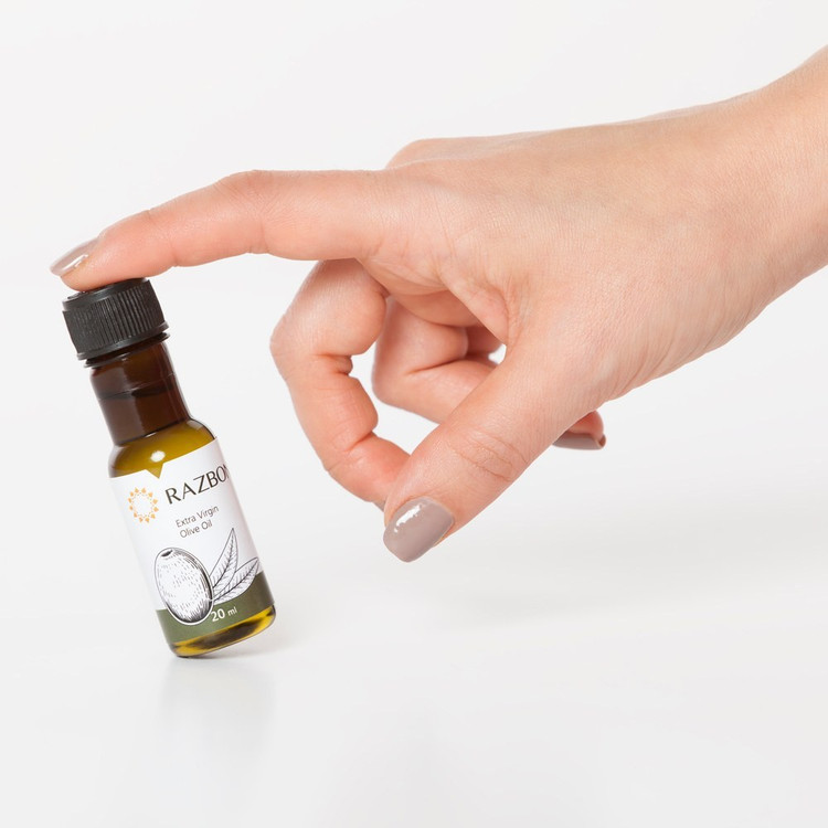 روغن زیتون فرابکر پریمیوم رزبن حجم 20 میلی لیتر بسته 12 عددی