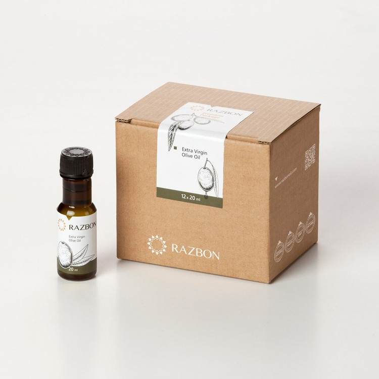 روغن زیتون فرابکر پریمیوم رزبن حجم 20 میلی لیتر بسته 12 عددی