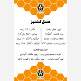 عسل طبیعی گشنیز درجه یک - با ضمانت مادام العمر (یک کیلویی)