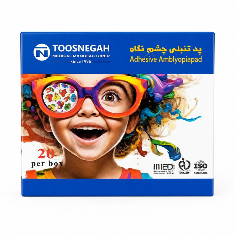 پد تنبلی چشم اکولوپد نگاه مدل کارتونی بسته 20 عددی