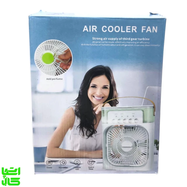 پنکه رومیزی مه پاش 5 کاناله سایز بزرگ اصلی AIR COOLER FAN