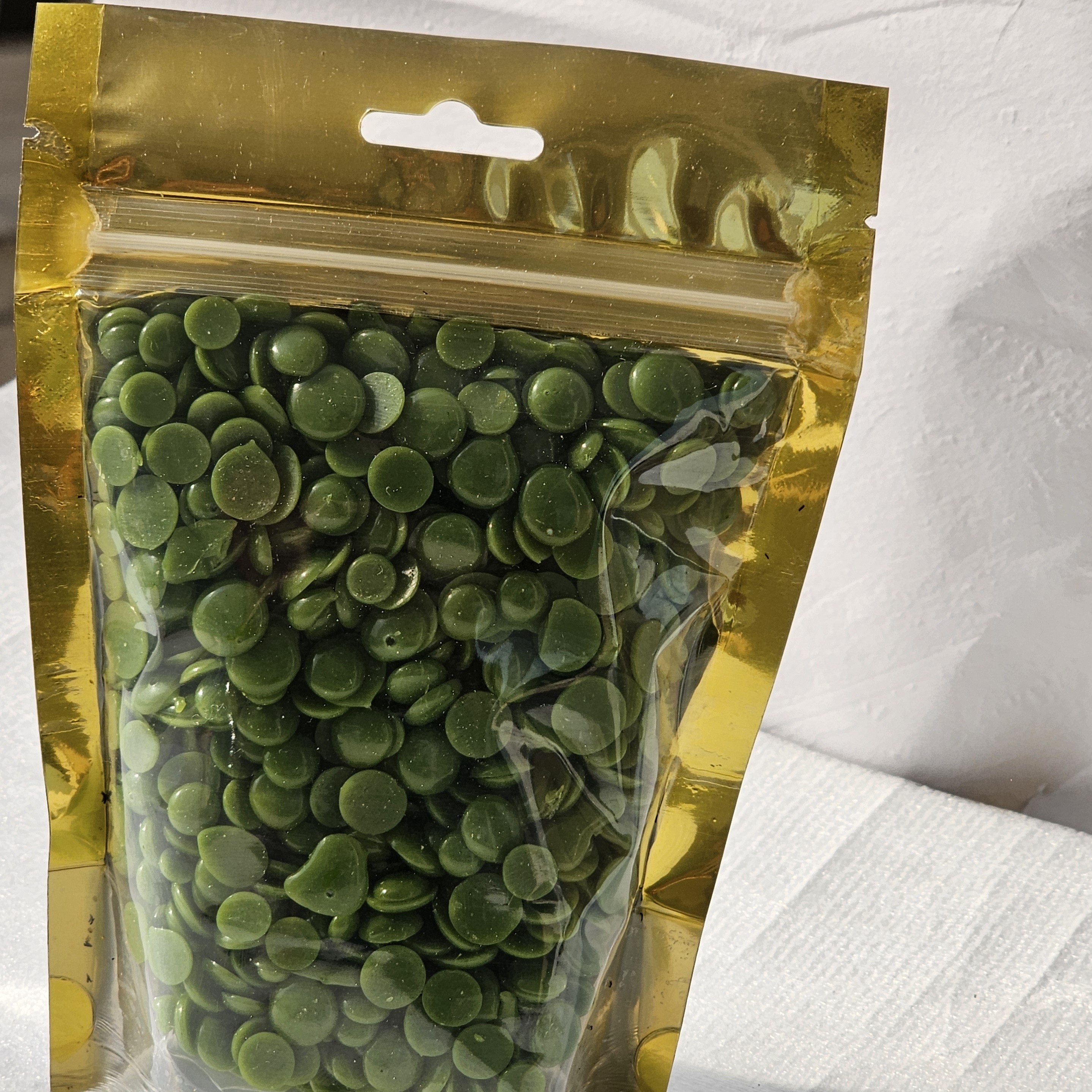 وکس مرواریدی ژله ای 300گرمی . (کیسه زیپی)