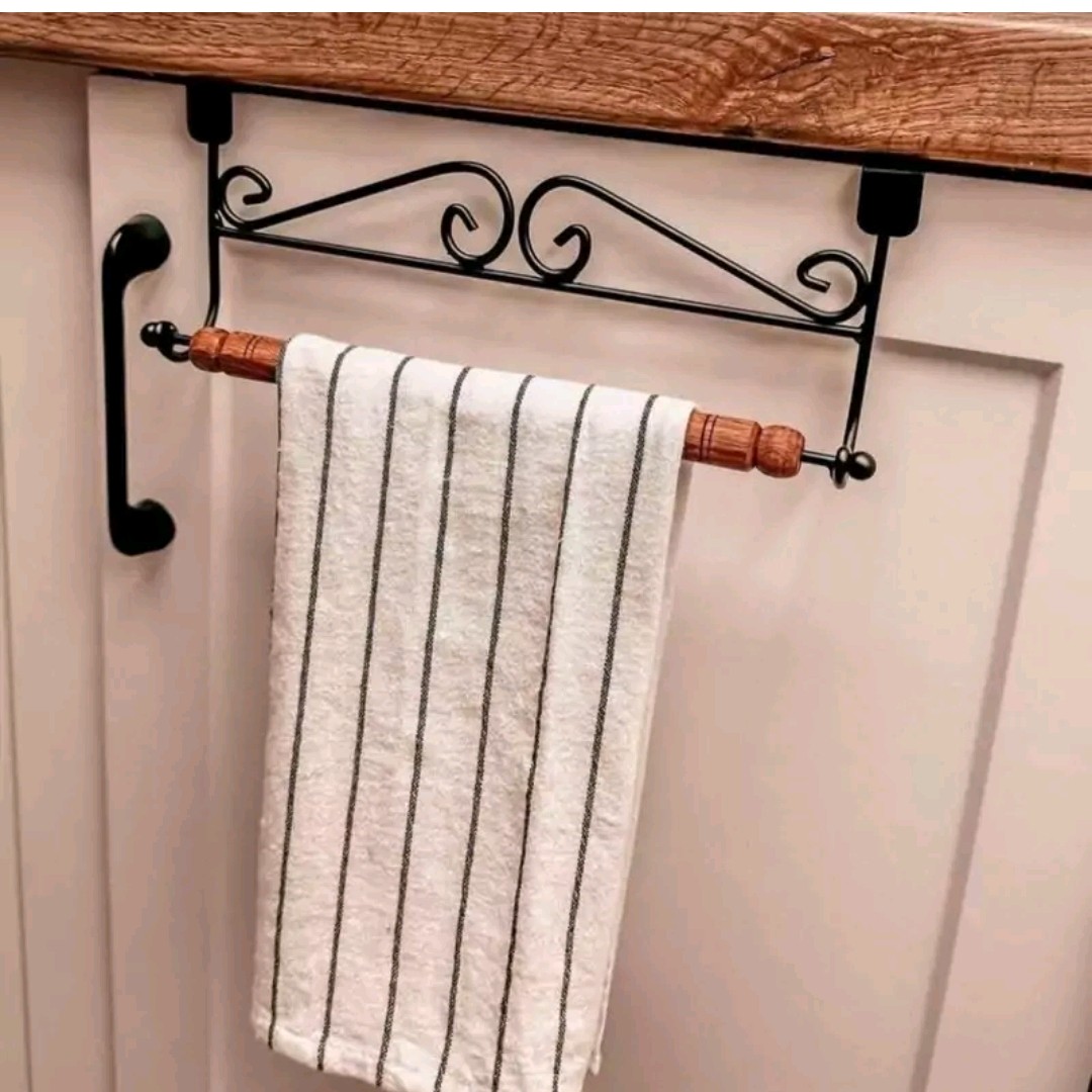 آویز حوله کابینتی فلزی