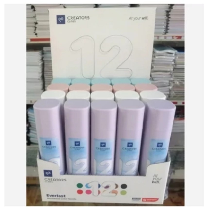 مداد رنگی اتودی 12 رنگ سی کلاس همراه با یدک(از هر رنگ 1 عدد یدک)
