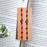 دستبند هفت گره دستبند رد استرینگ faezecraft