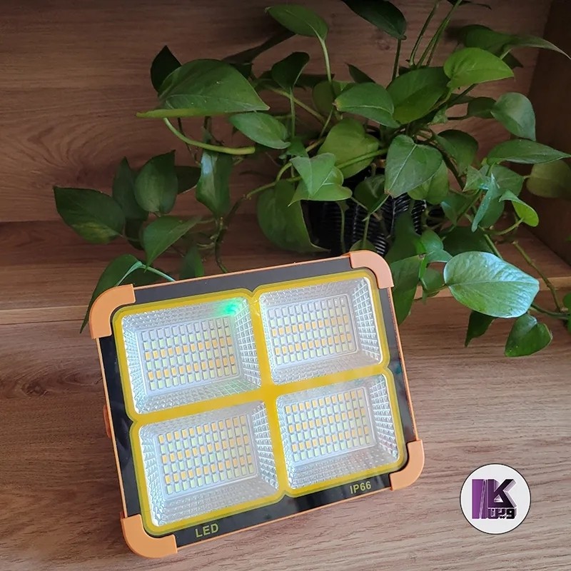 پروژکتور شارژی خورشیدی 200 وات چندحالته Solar LED light