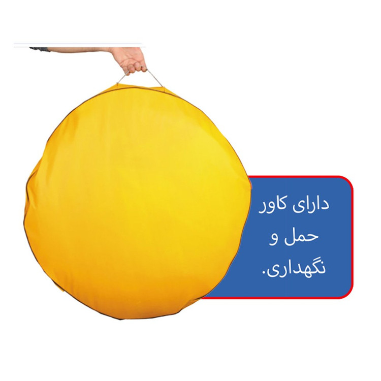 پشه بند 12 نفره کف ضد آب و ضخیم و تور درجه یک مدل چادر مسافرتی ( 290 در 290 سانتی متر )