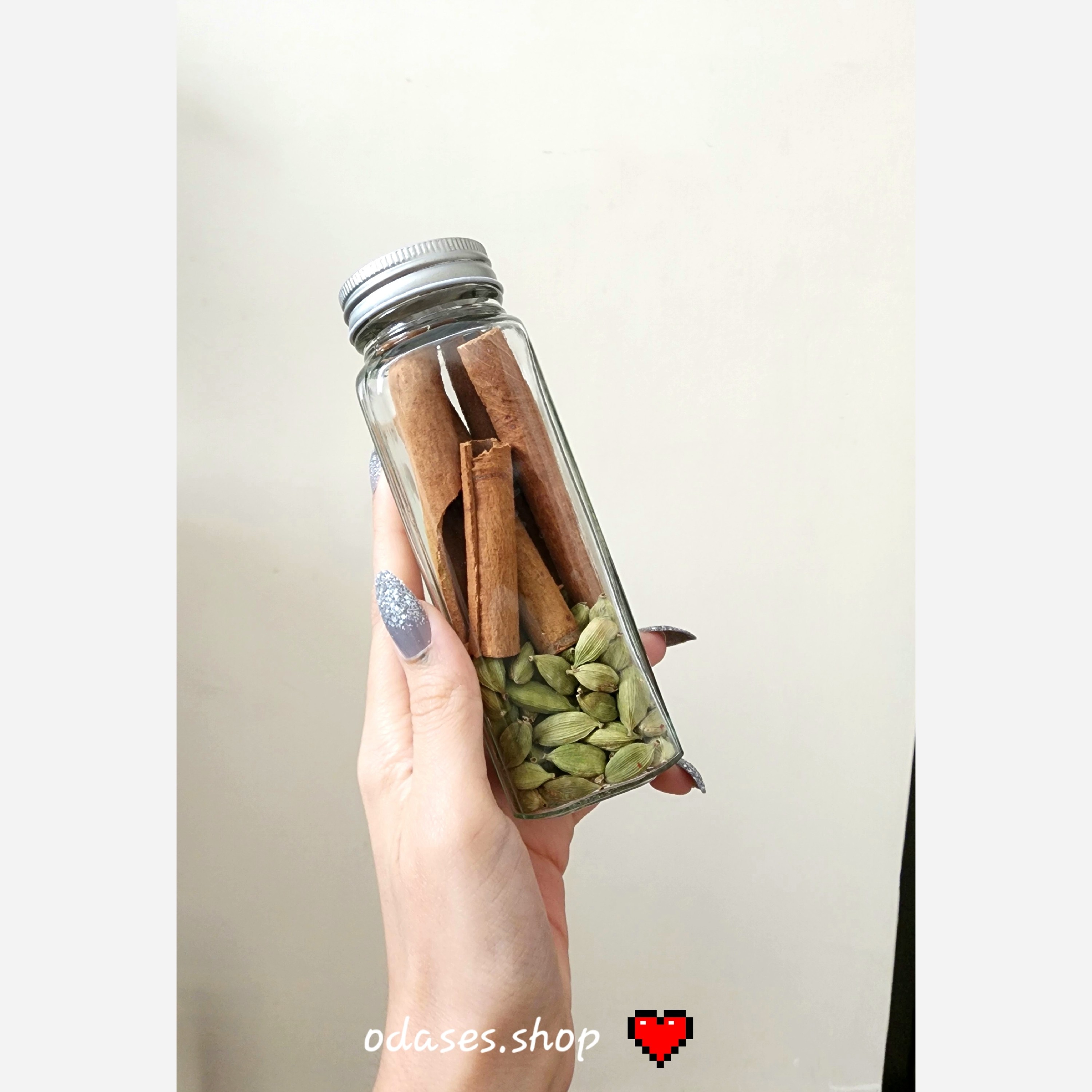 جا ادویه مک کارتی 14 سانتی با لیبل هدیه.اوداسس شاپ